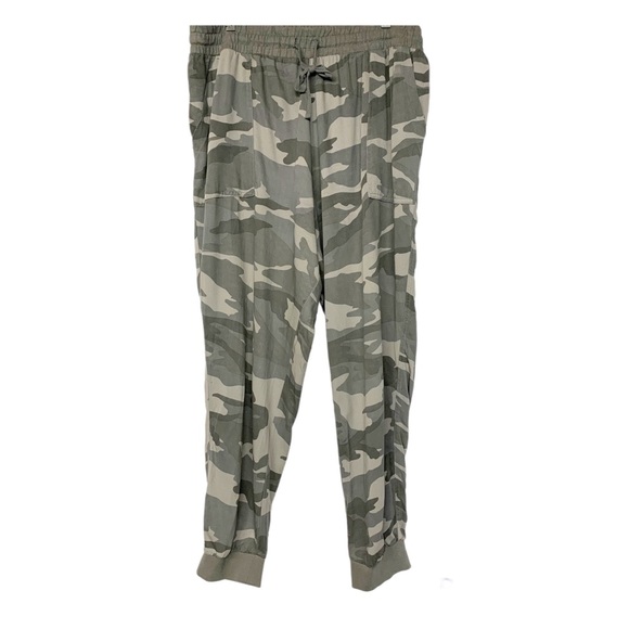 Splendid camouflage print rayon pull on joggers XL - Picture 3 of 12